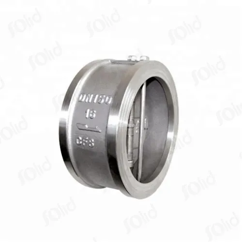 API 594 & 598 wafer dual plate check valve
