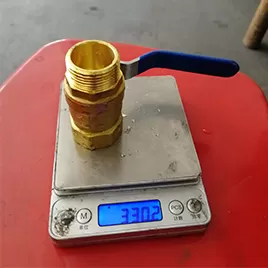 Brass Ball Valve Inspection