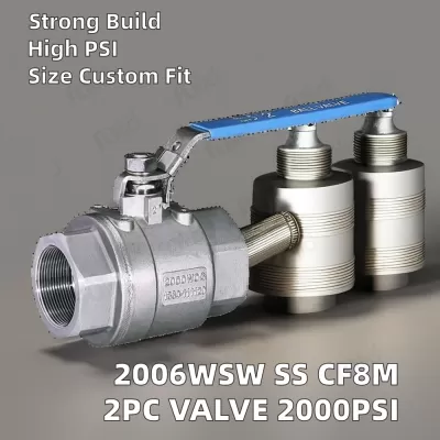 Stainless Steel 2PC Ball Valve