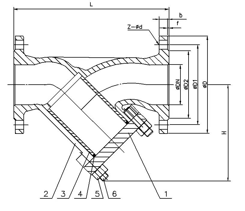 Flange End Y-strainer